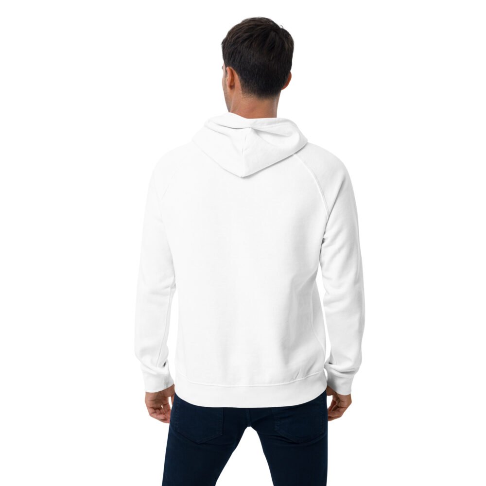 Unisex eco raglan hoodie - Image 5