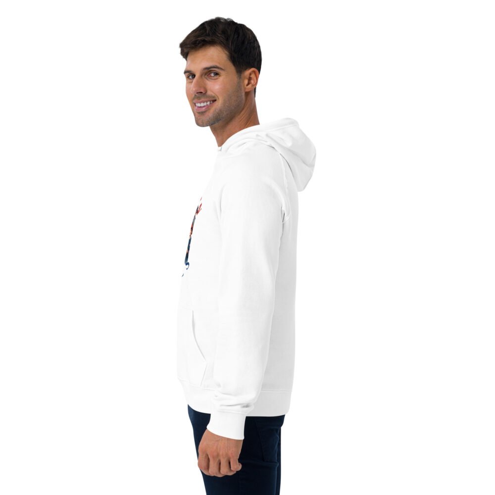 Unisex eco raglan hoodie - Image 6