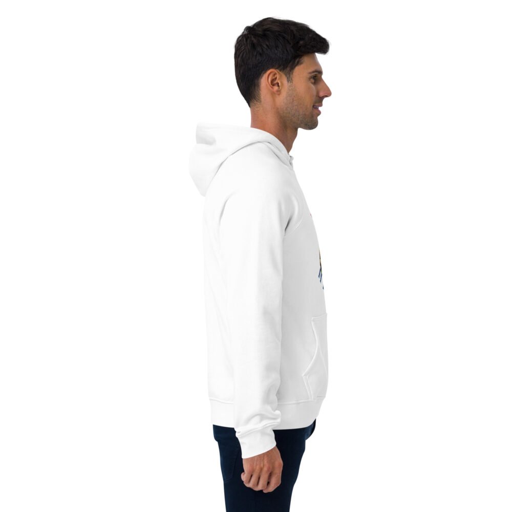 Unisex eco raglan hoodie - Image 8