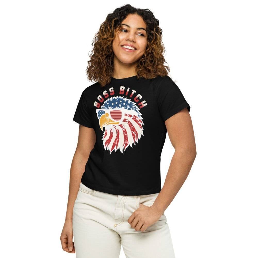 Women’s high-waisted t-shirt