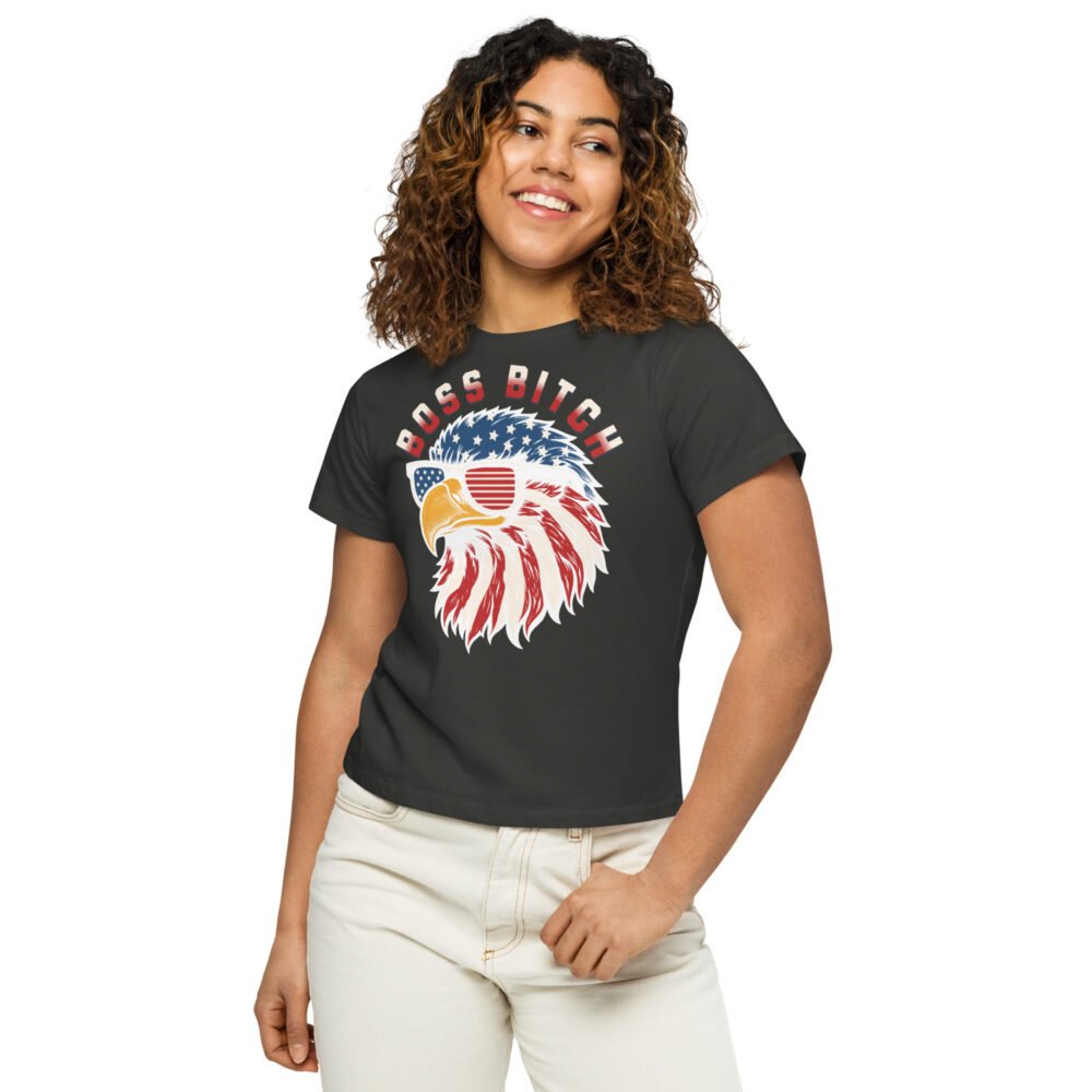 Women’s high-waisted t-shirt - Image 4