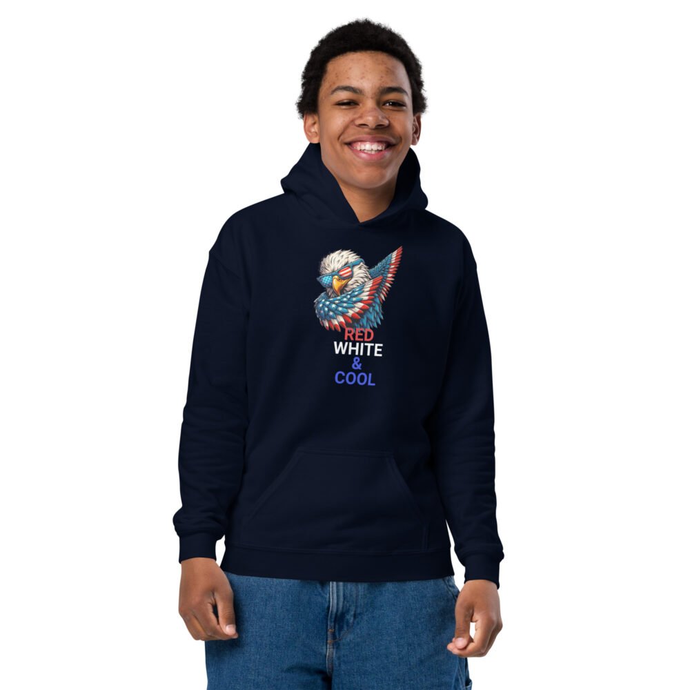 Youth heavy blend hoodie - Image 5