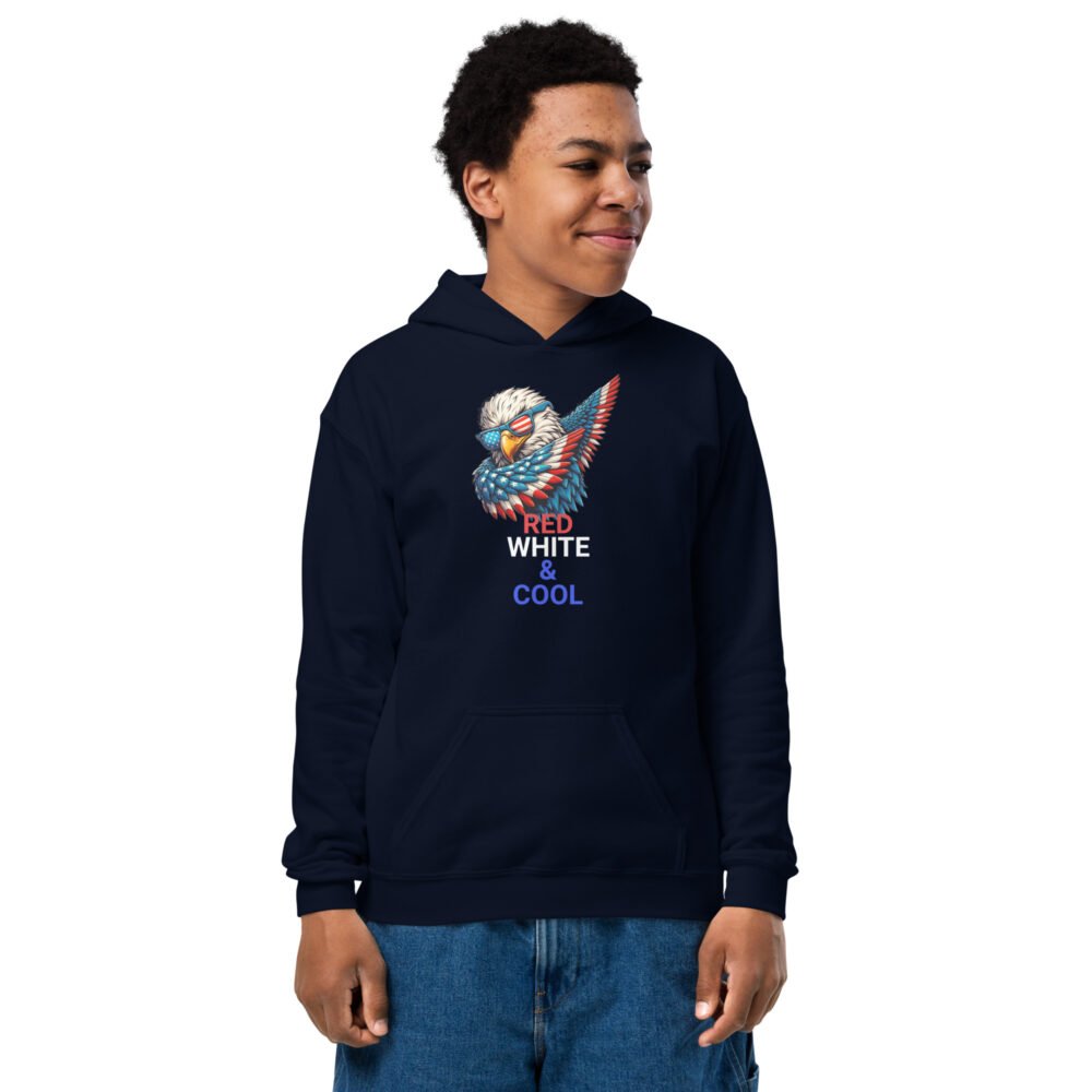 Youth heavy blend hoodie - Image 4