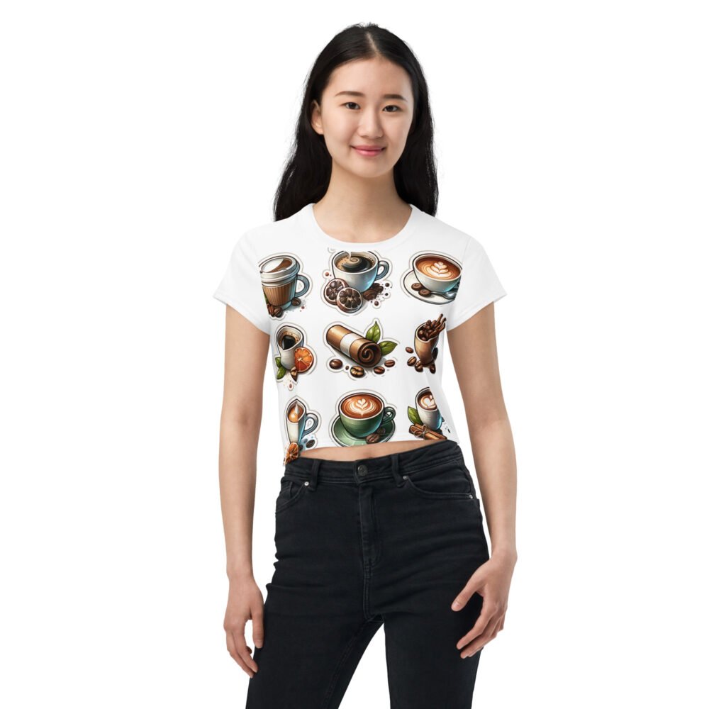 All-Over Print Crop Tee