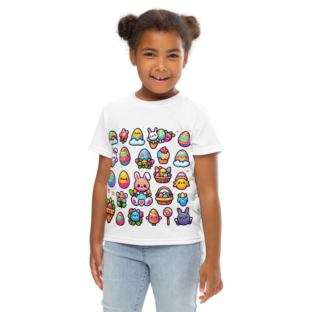 Kids crew neck t-shirt - Cute Things On Easter - Image 7