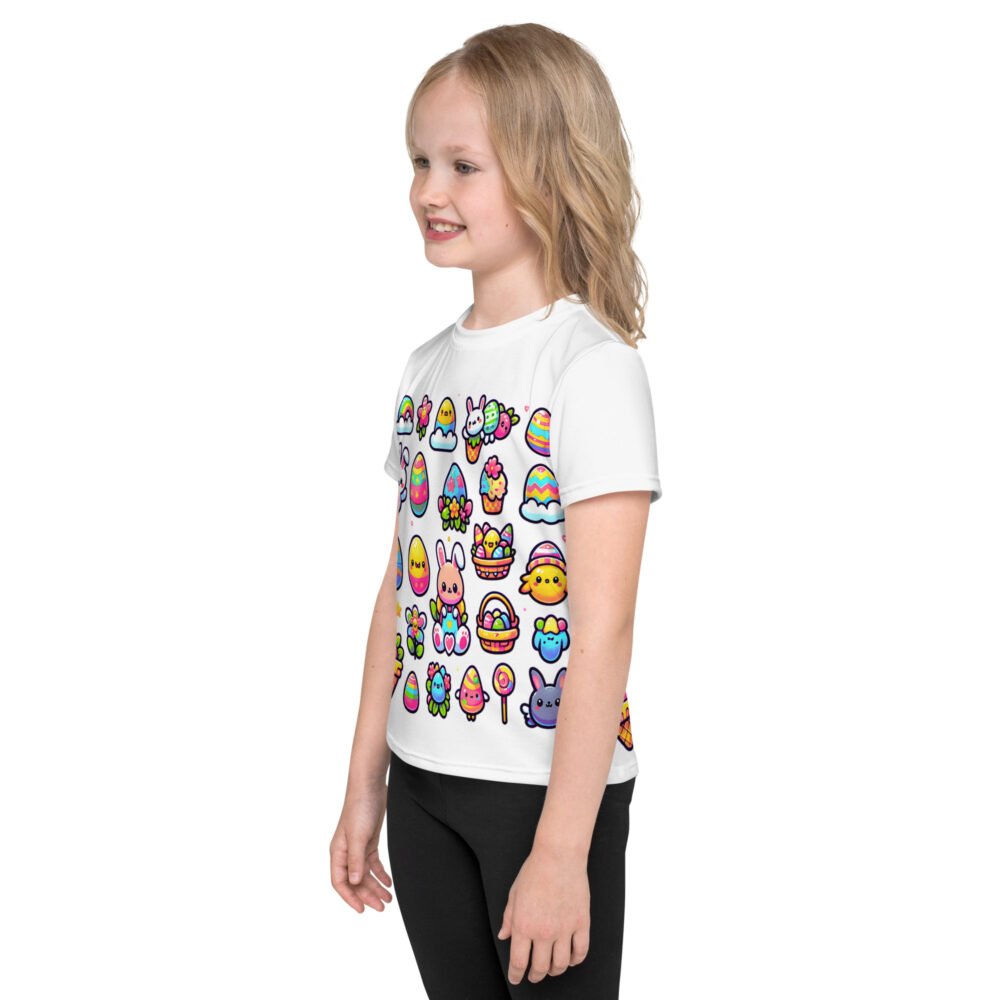 Kids crew neck t-shirt - Cute Things On Easter - Image 6