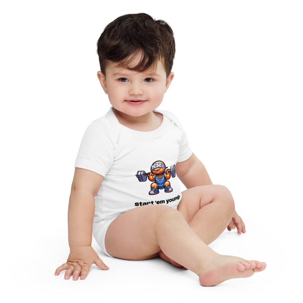 Baby short sleeve one piece - Start'em Young - Image 10