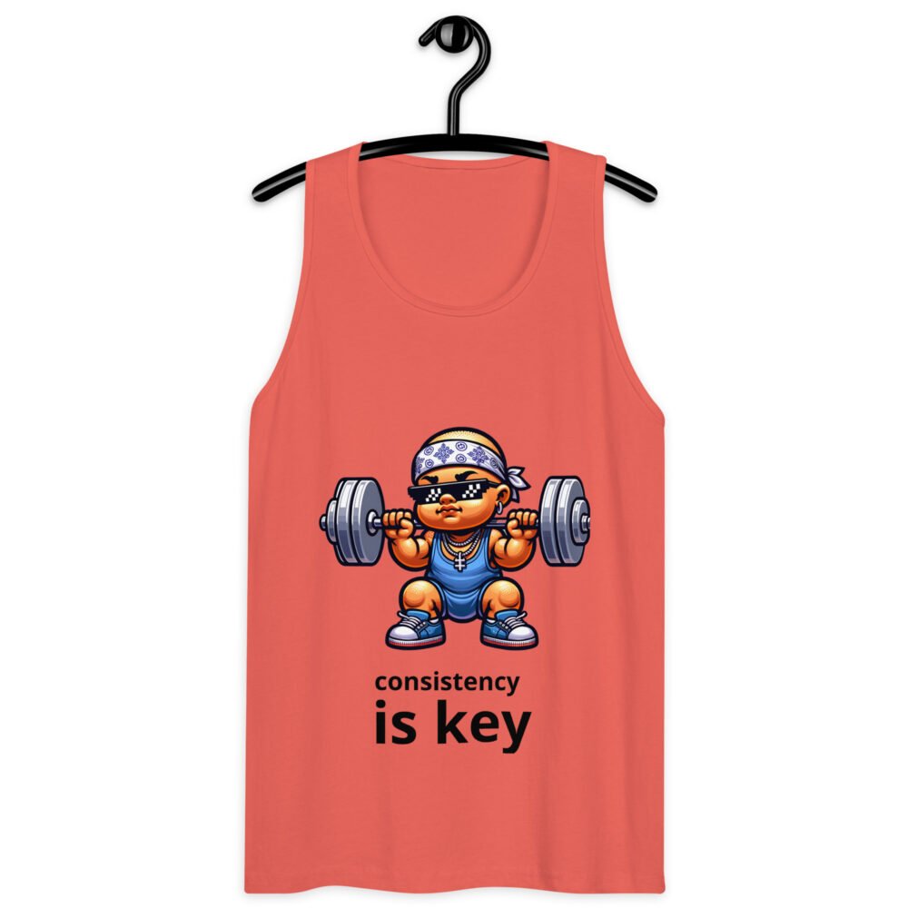 Men’s premium tank top - Consistency - Image 10