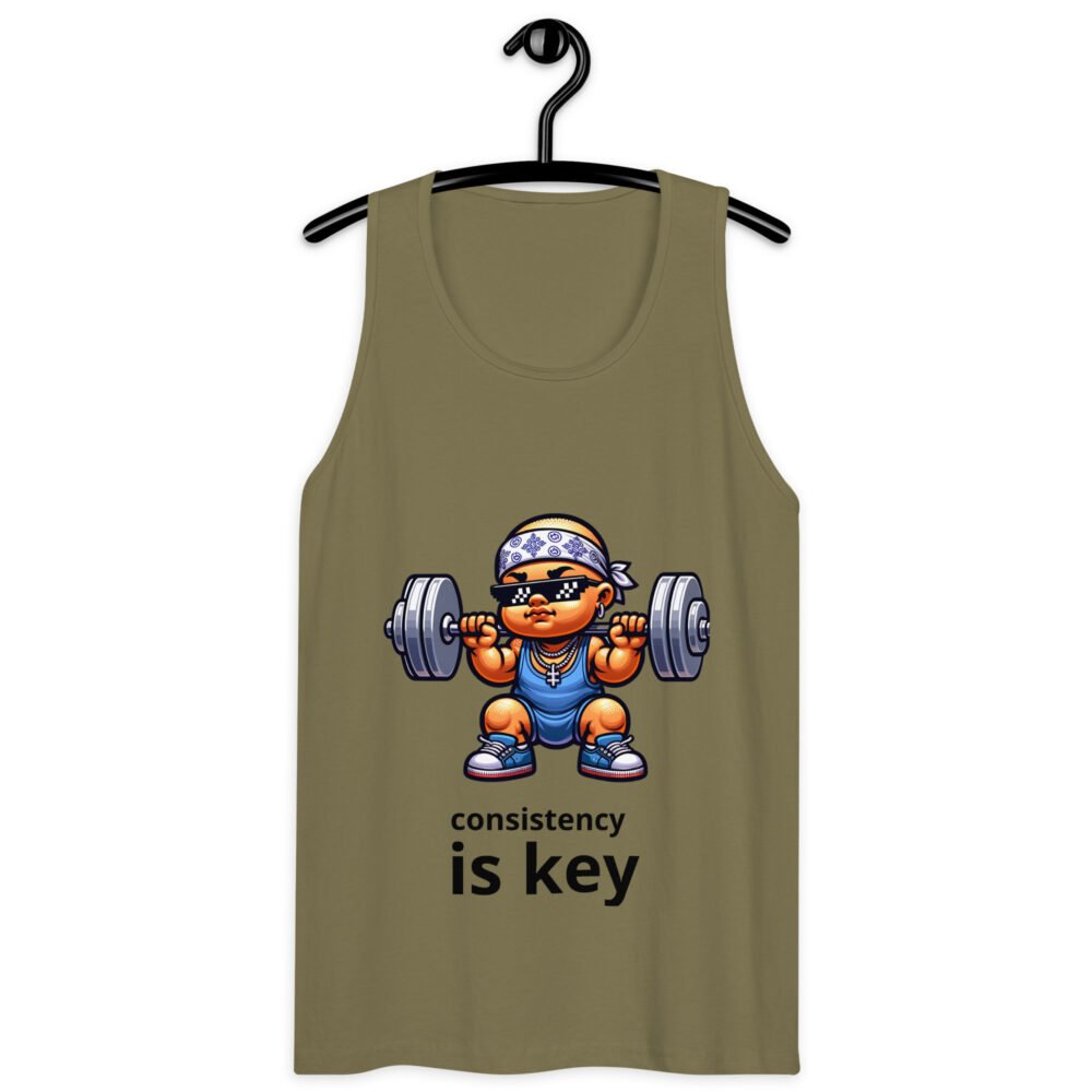 Men’s premium tank top - Consistency - Image 9