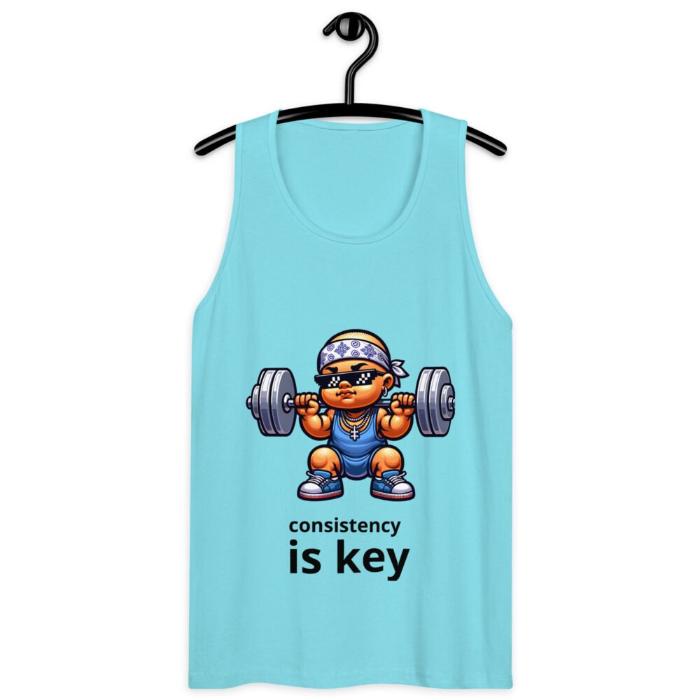 Men’s premium tank top - Consistency - Image 13