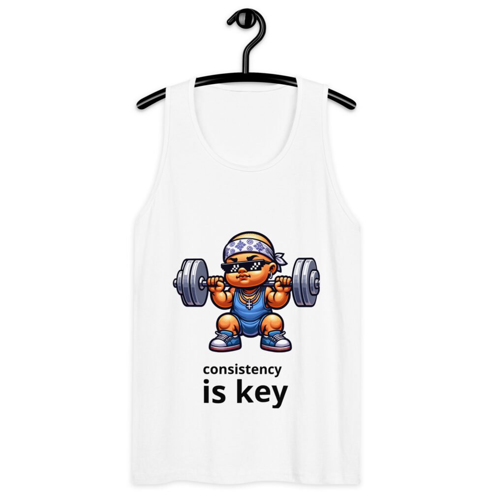 Men’s premium tank top - Consistency - Image 15