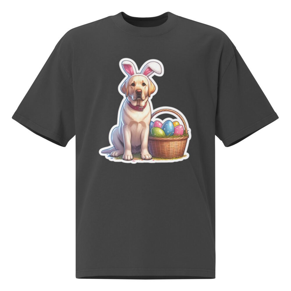 Oversized faded t-shirt - Bunny Ears Dog