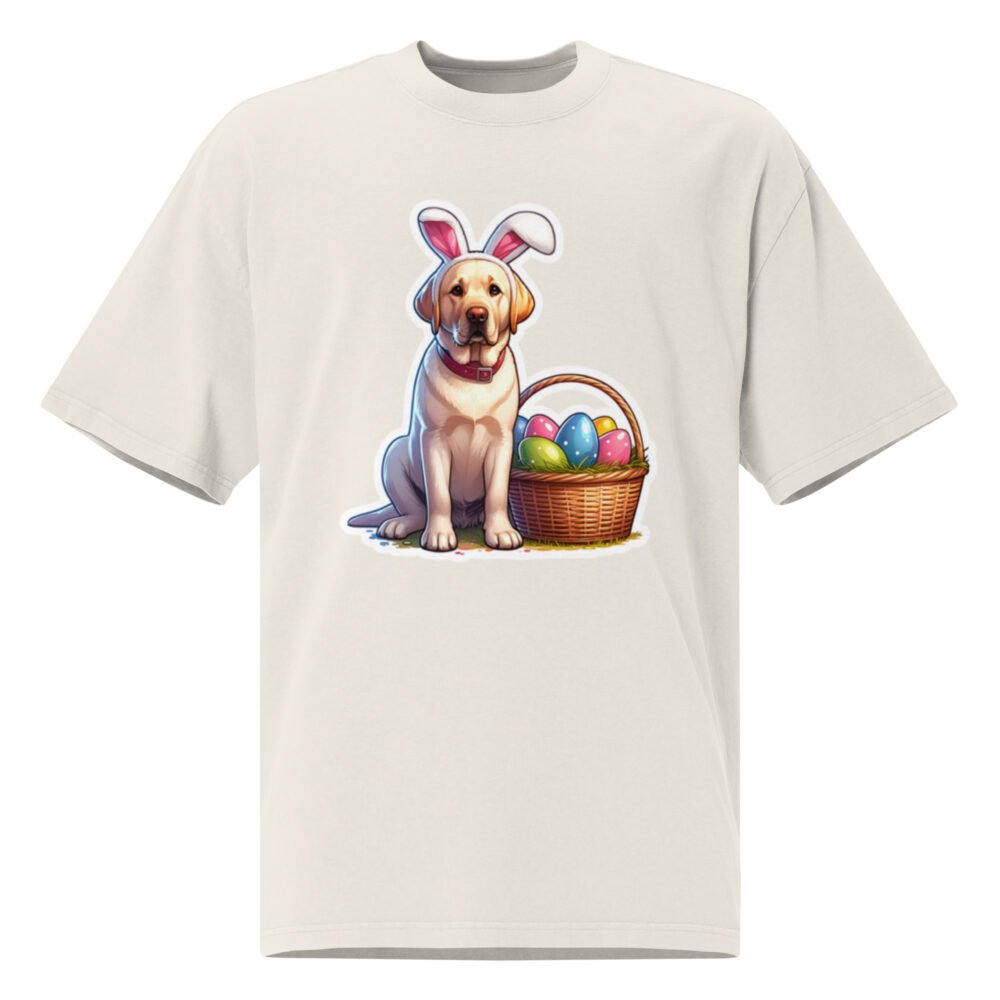 Oversized faded t-shirt - Bunny Ears Dog - Image 12