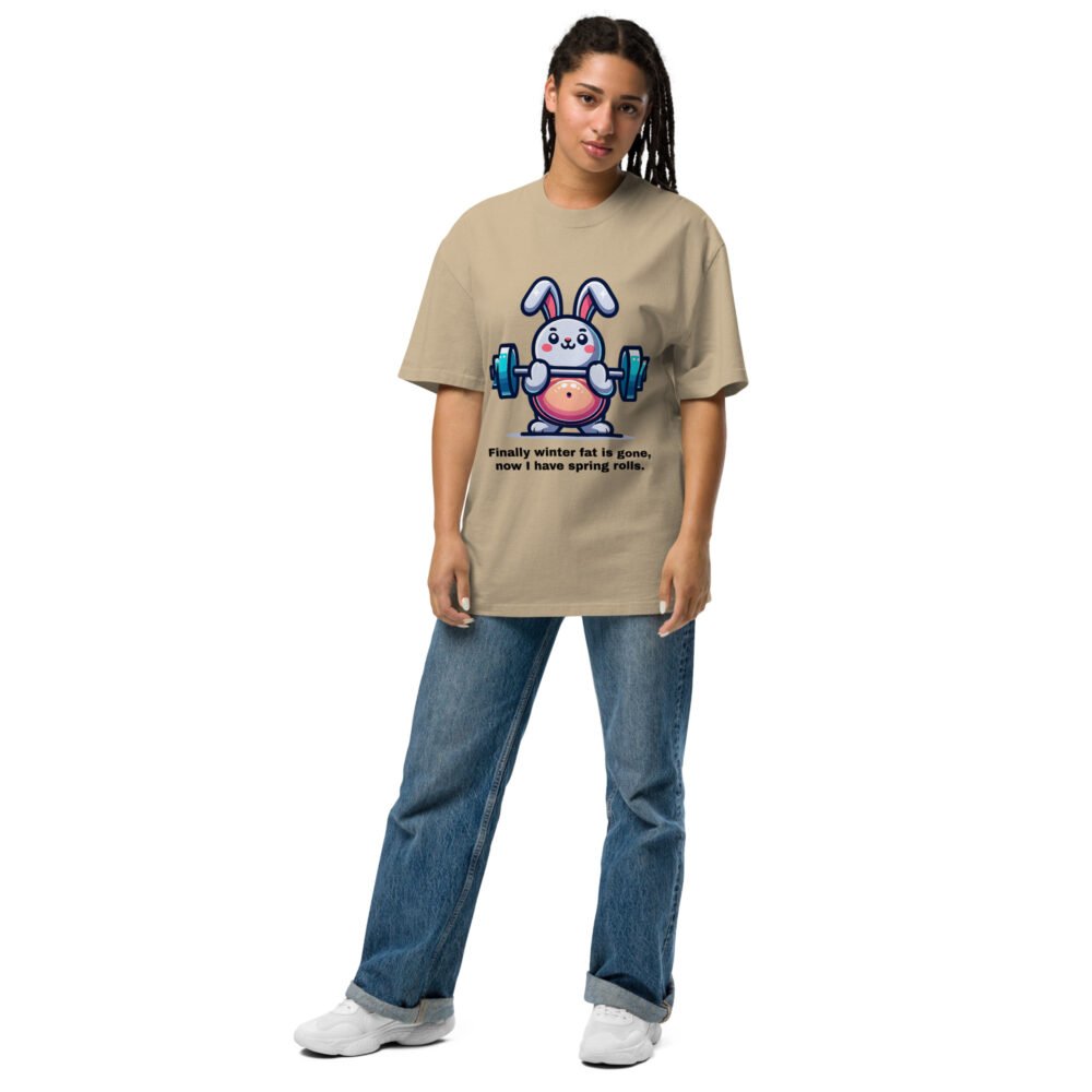 Oversized faded t-shirt - Spring Rolls - Image 2