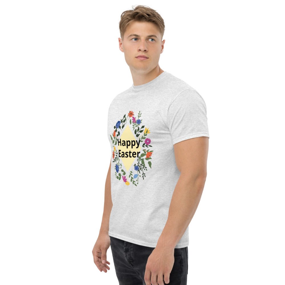 Unisex classic tee - Happy Easter Floral - Image 30