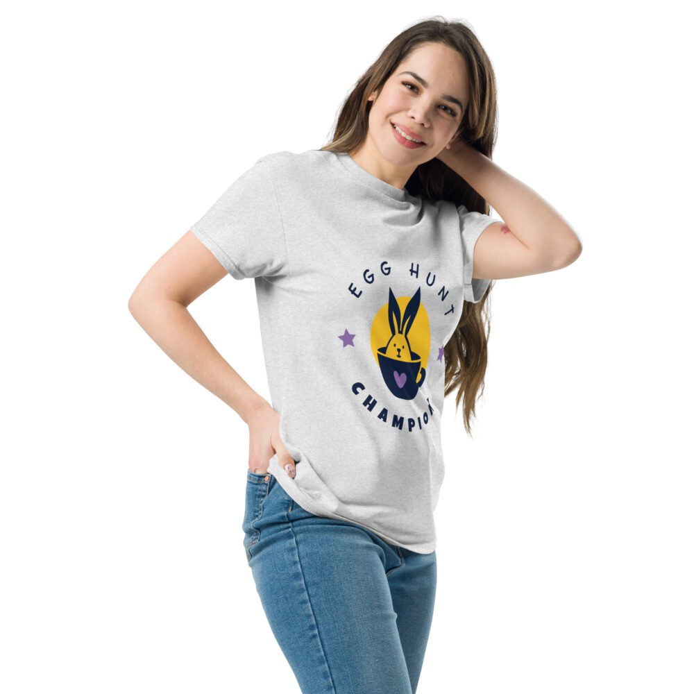 Unisex classic tee - Egg Hunt Champion - Image 29