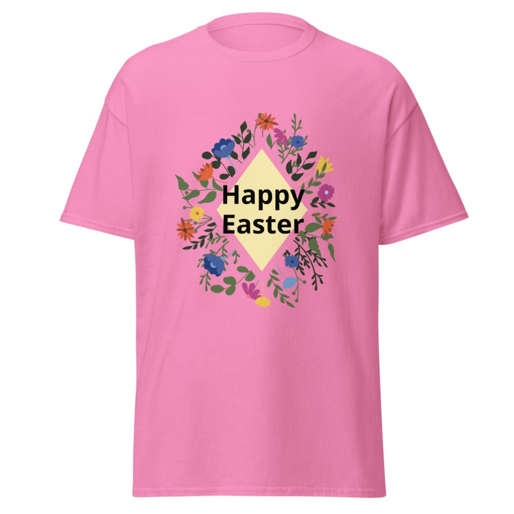 Unisex classic tee - Happy Easter Floral - Image 39