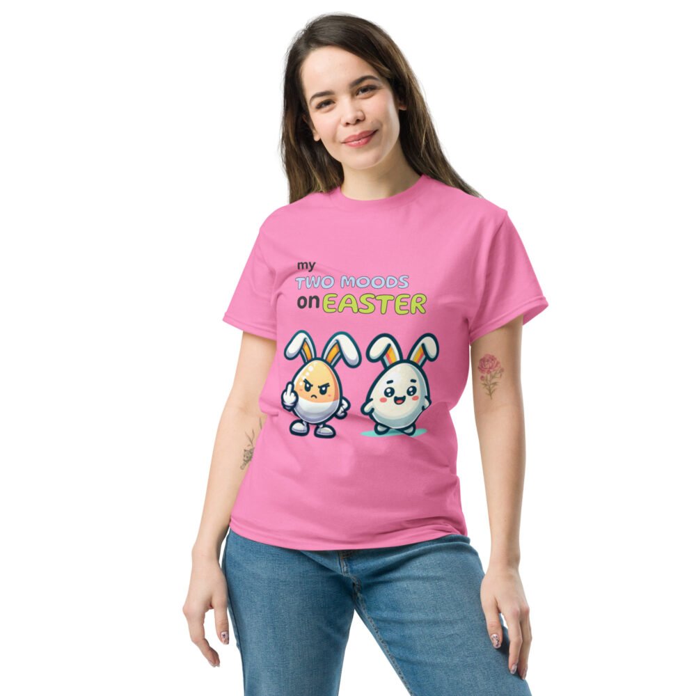 Unisex classic tee - My Two Moods On Easter - Image 13