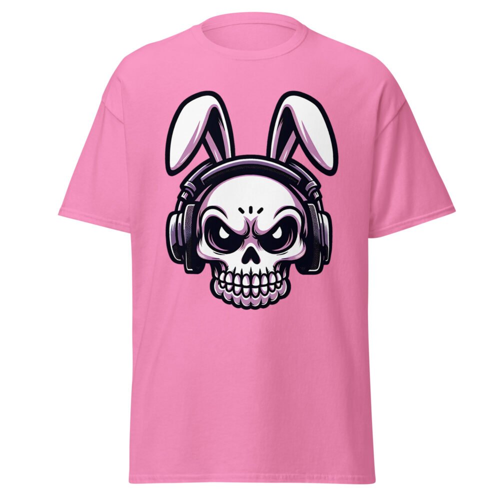 Unisex classic tee - Skull Easter Bunny - Image 9