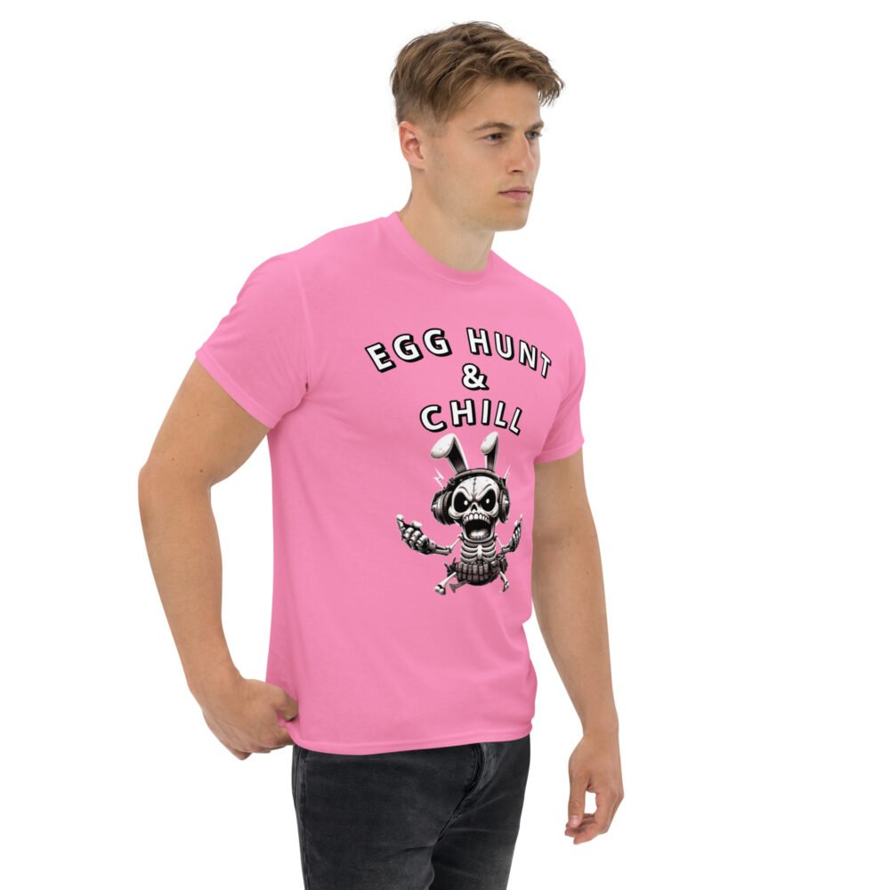 Unisex classic tee - Egg Hunt And Chill - Image 18