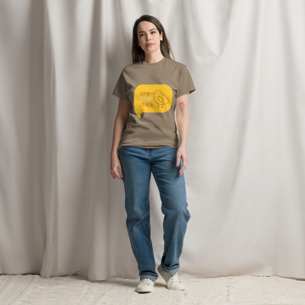 Unisex classic tee - One Cool Chick - Image 11