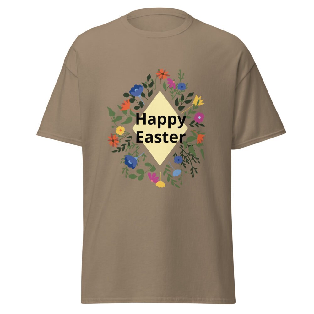 Unisex classic tee - Happy Easter Floral - Image 37