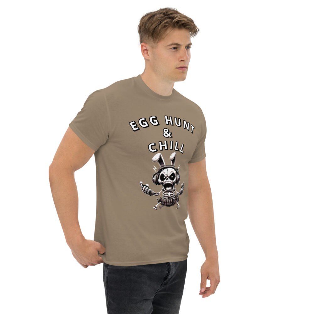 Unisex classic tee - Egg Hunt And Chill - Image 16
