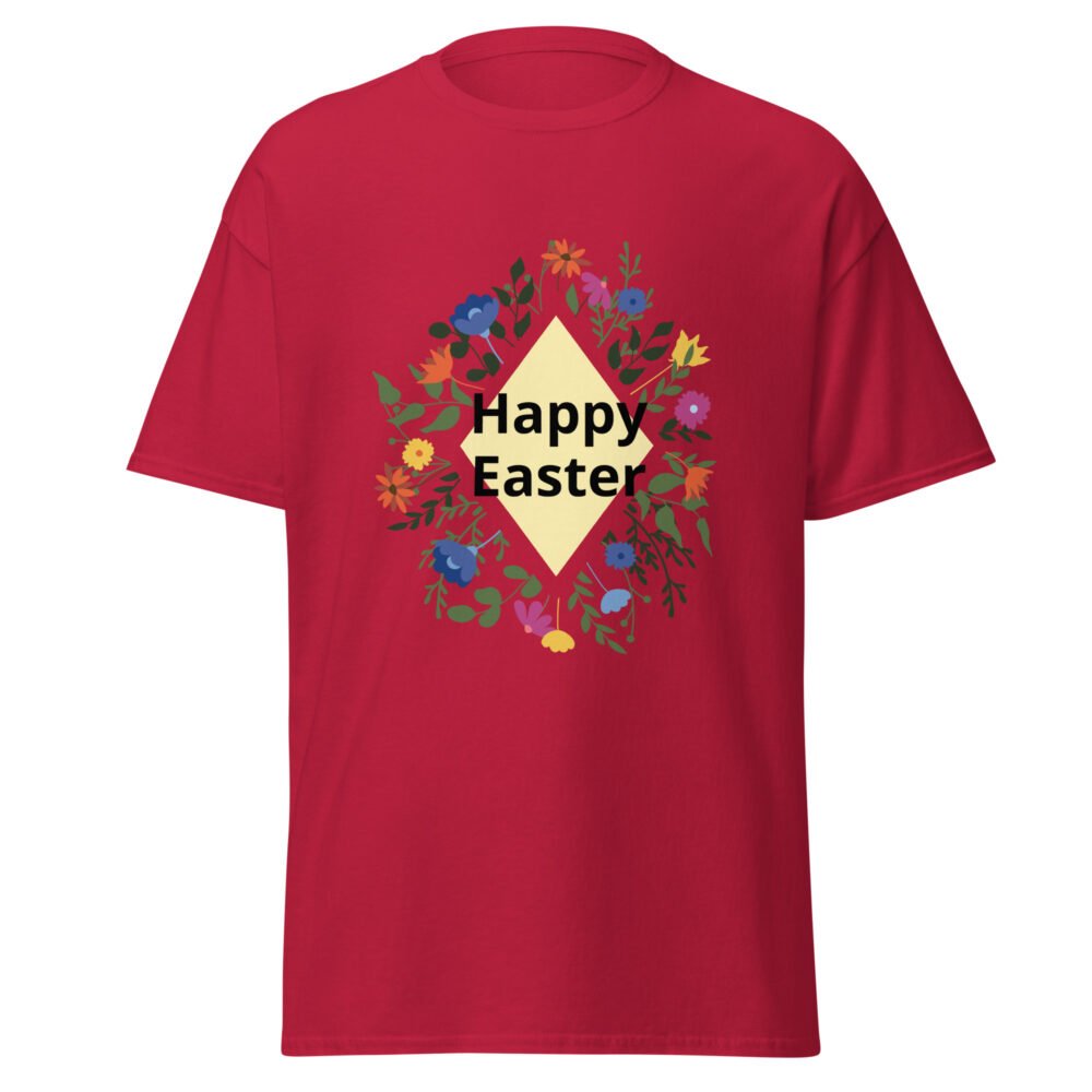 Unisex classic tee - Happy Easter Floral - Image 34