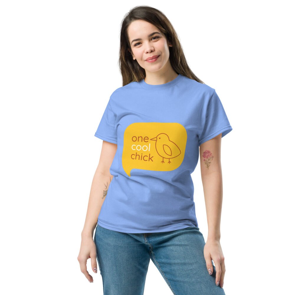 Unisex classic tee - One Cool Chick - Image 17