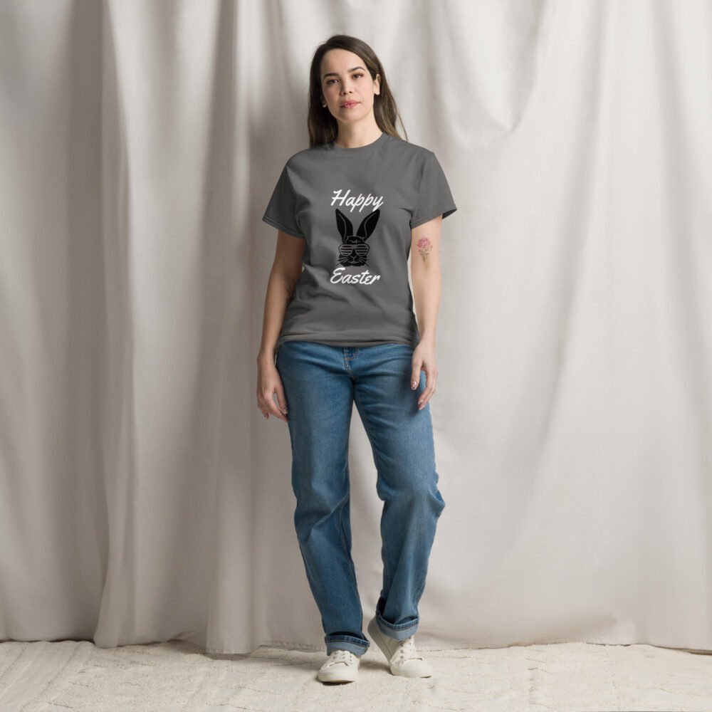 Unisex classic tee - Happy Easter Bunny Ears - Image 6
