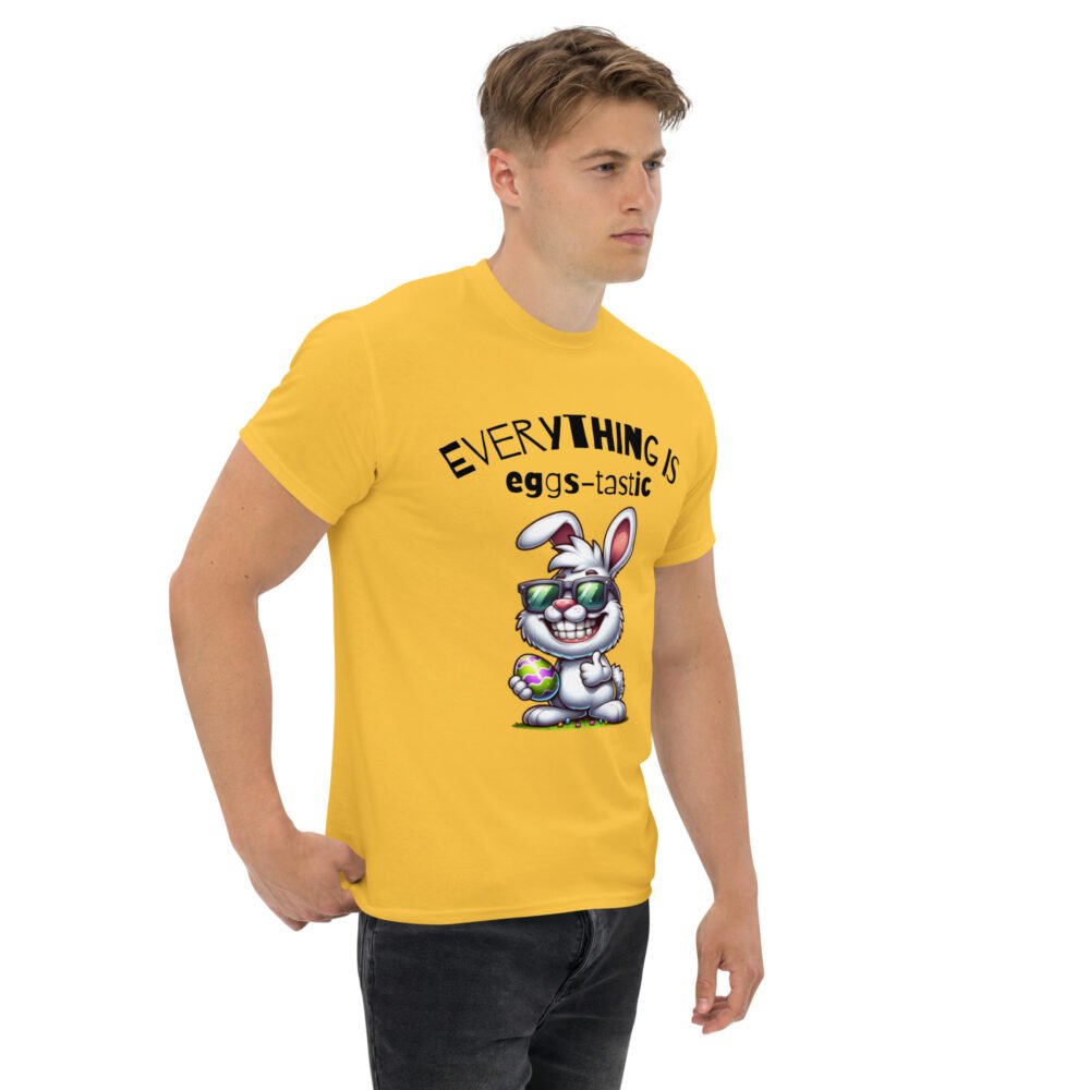 Unisex classic tee - Everything Is Eggs-Tastic - Image 20