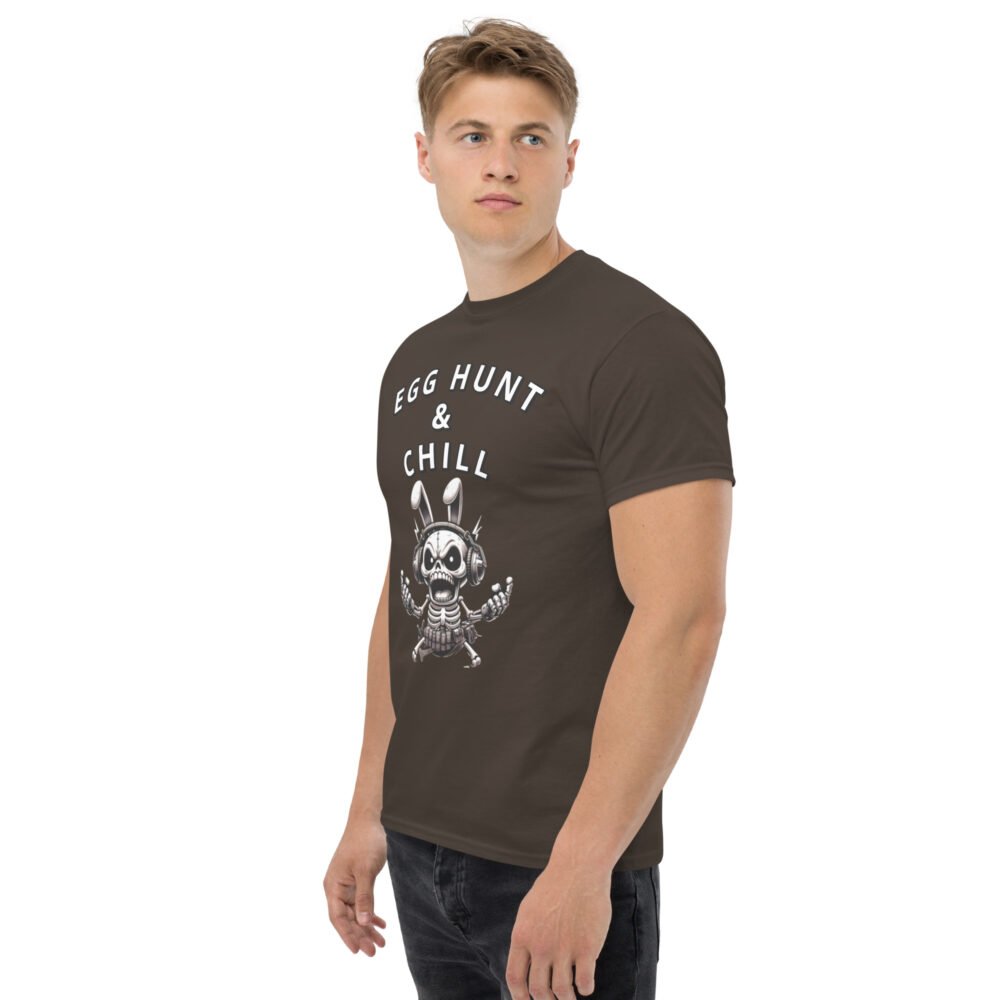 Unisex classic tee - Egg Hunt And Chill - Image 8