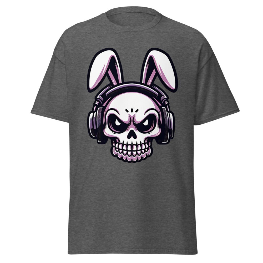 Unisex classic tee - Skull Easter Bunny - Image 7