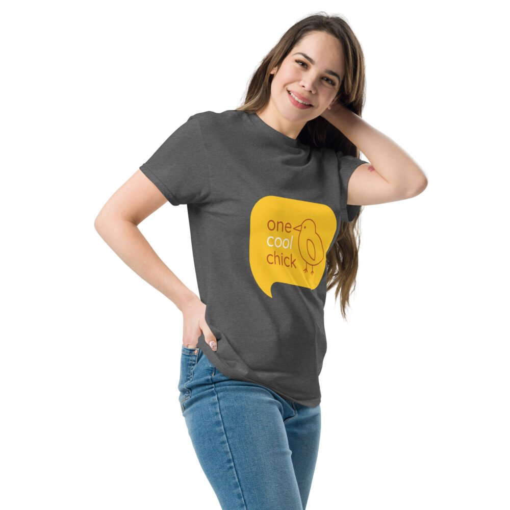 Unisex classic tee - One Cool Chick - Image 3