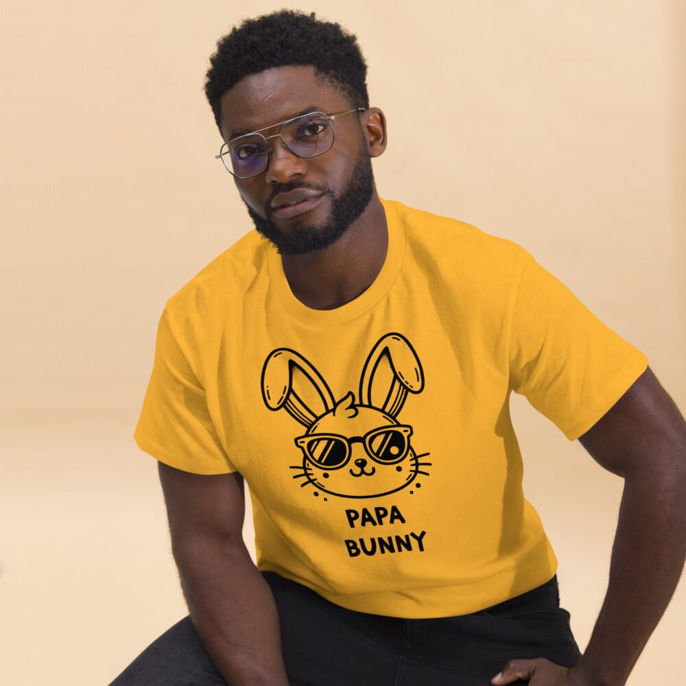 Classic tee - Papa Bunny - Image 4