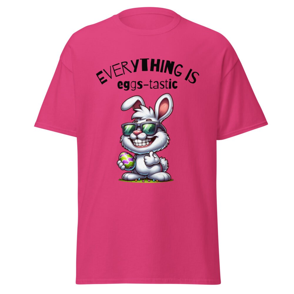 Unisex classic tee - Everything Is Eggs-Tastic - Image 36
