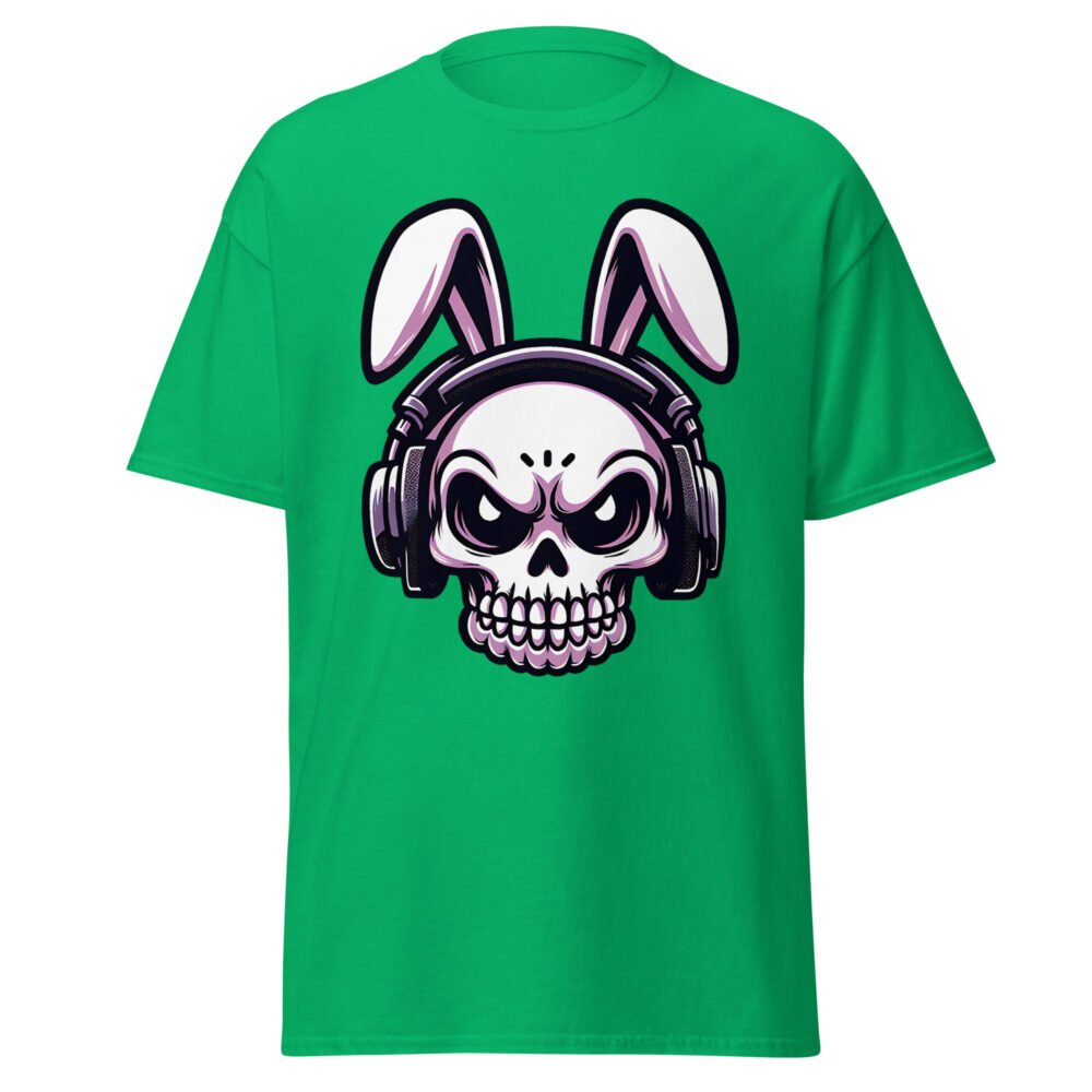 Unisex classic tee - Skull Easter Bunny - Image 8