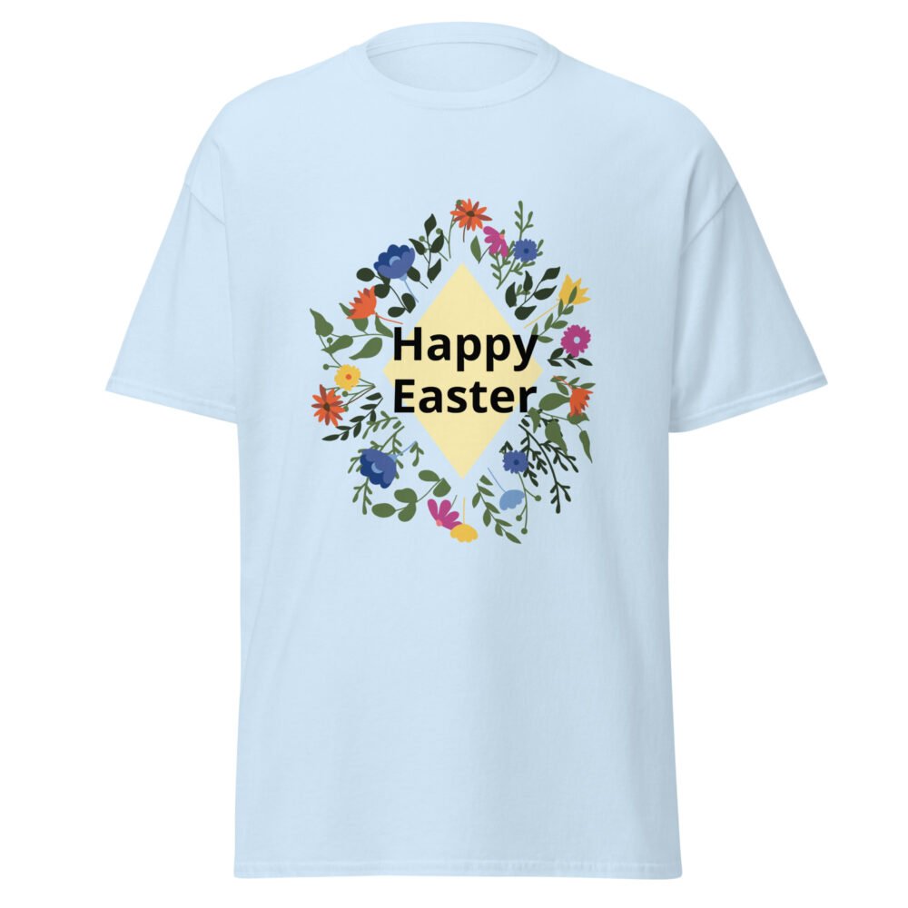 Unisex classic tee - Happy Easter Floral - Image 46