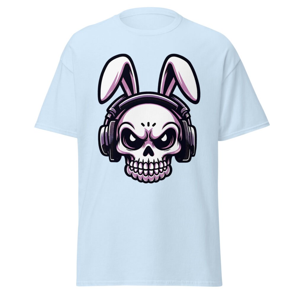Unisex classic tee - Skull Easter Bunny - Image 15