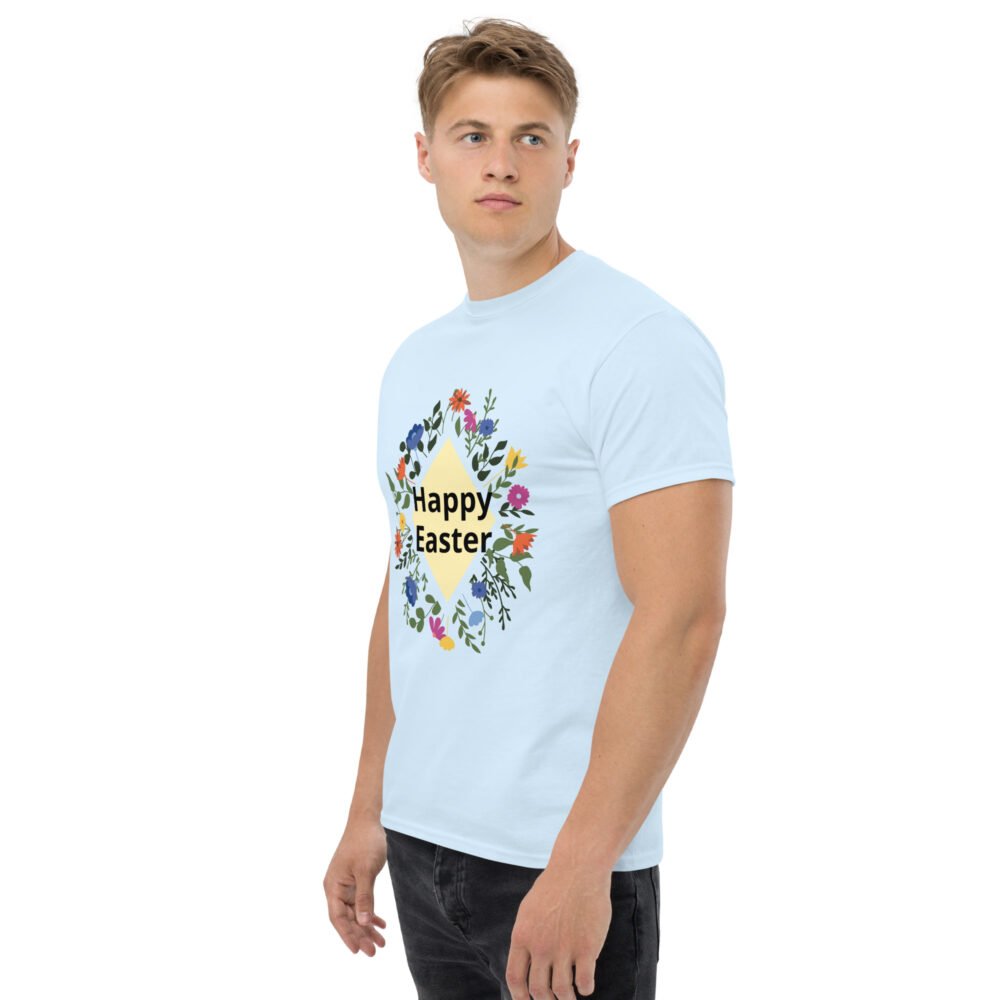 Unisex classic tee - Happy Easter Floral - Image 29