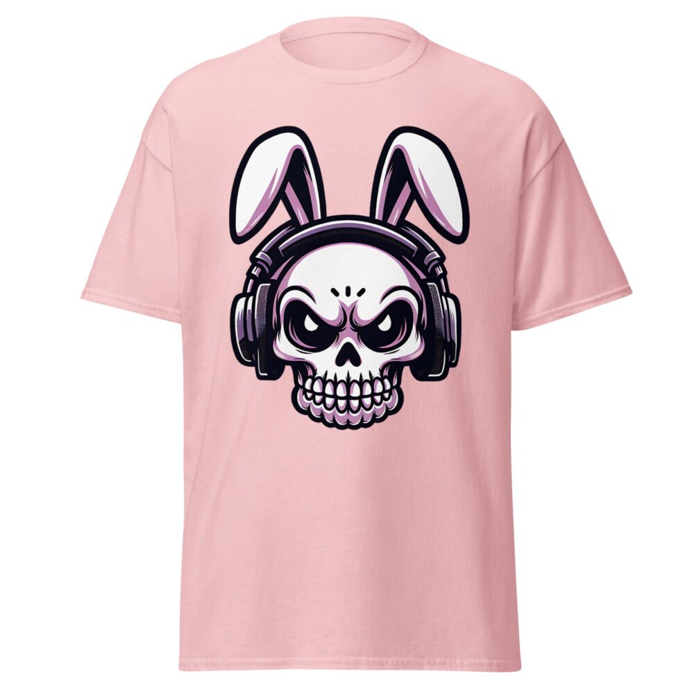 Unisex classic tee - Skull Easter Bunny - Image 14