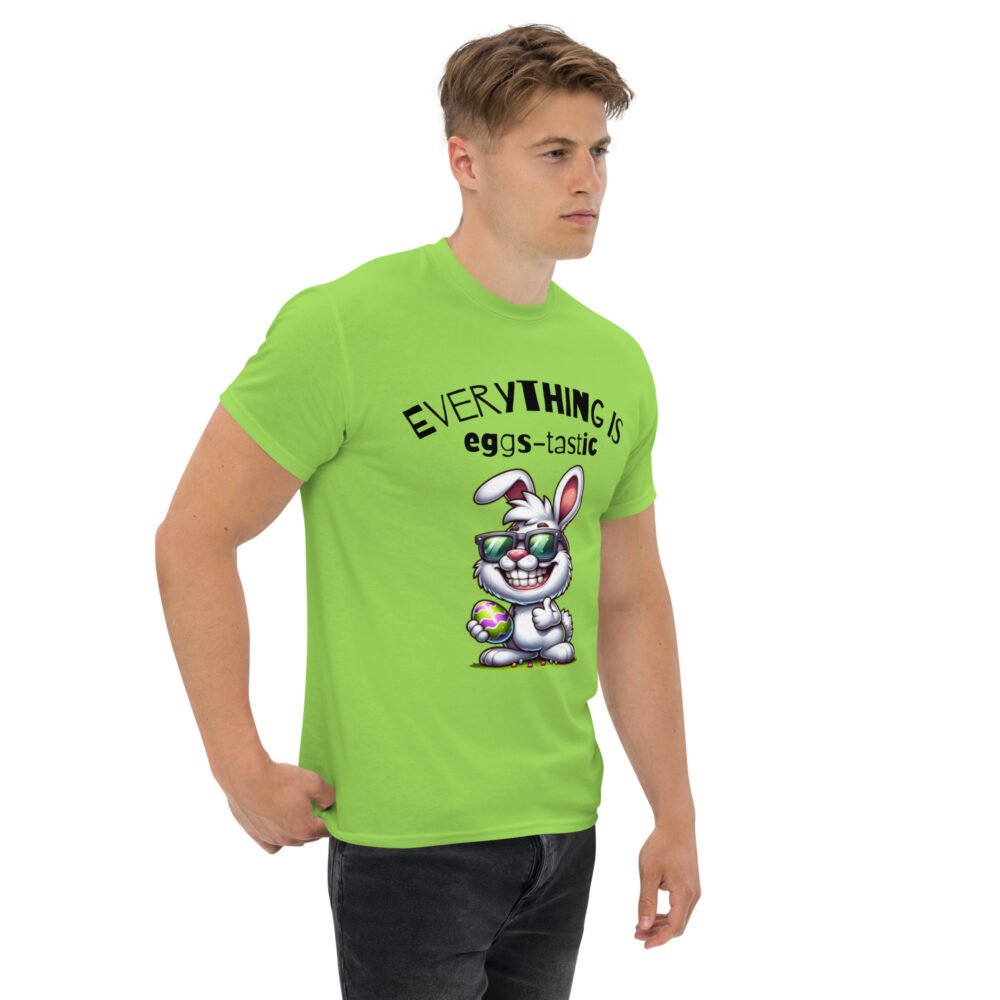 Unisex classic tee - Everything Is Eggs-Tastic - Image 18