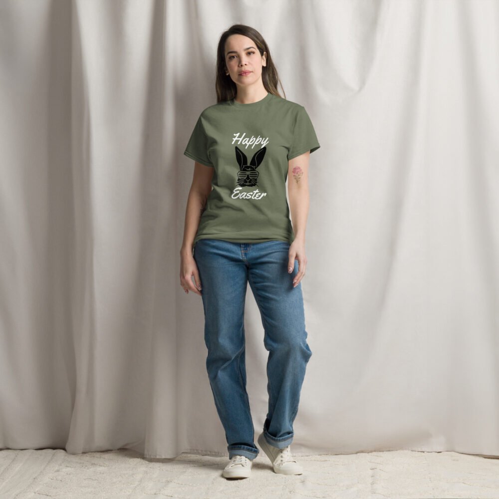 Unisex classic tee - Happy Easter Bunny Ears - Image 9