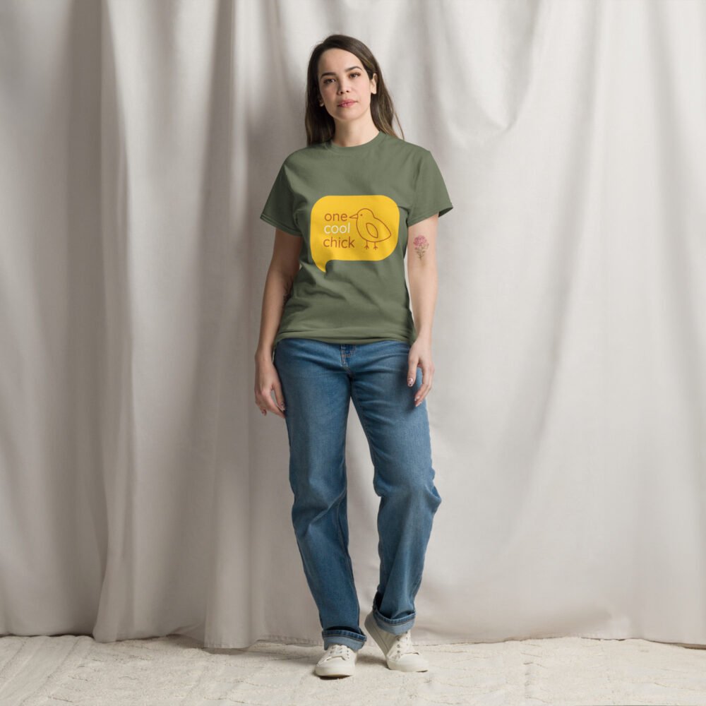 Unisex classic tee - One Cool Chick - Image 7