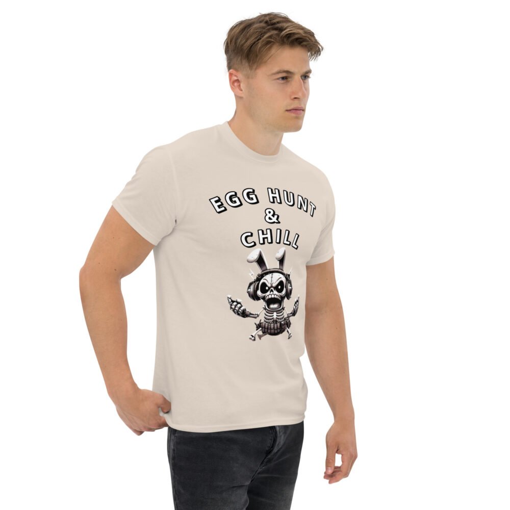 Unisex classic tee - Egg Hunt And Chill - Image 26