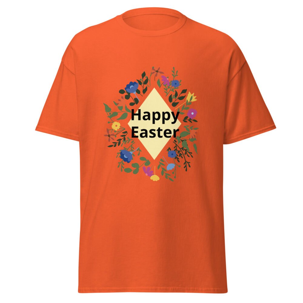 Unisex classic tee - Happy Easter Floral - Image 36