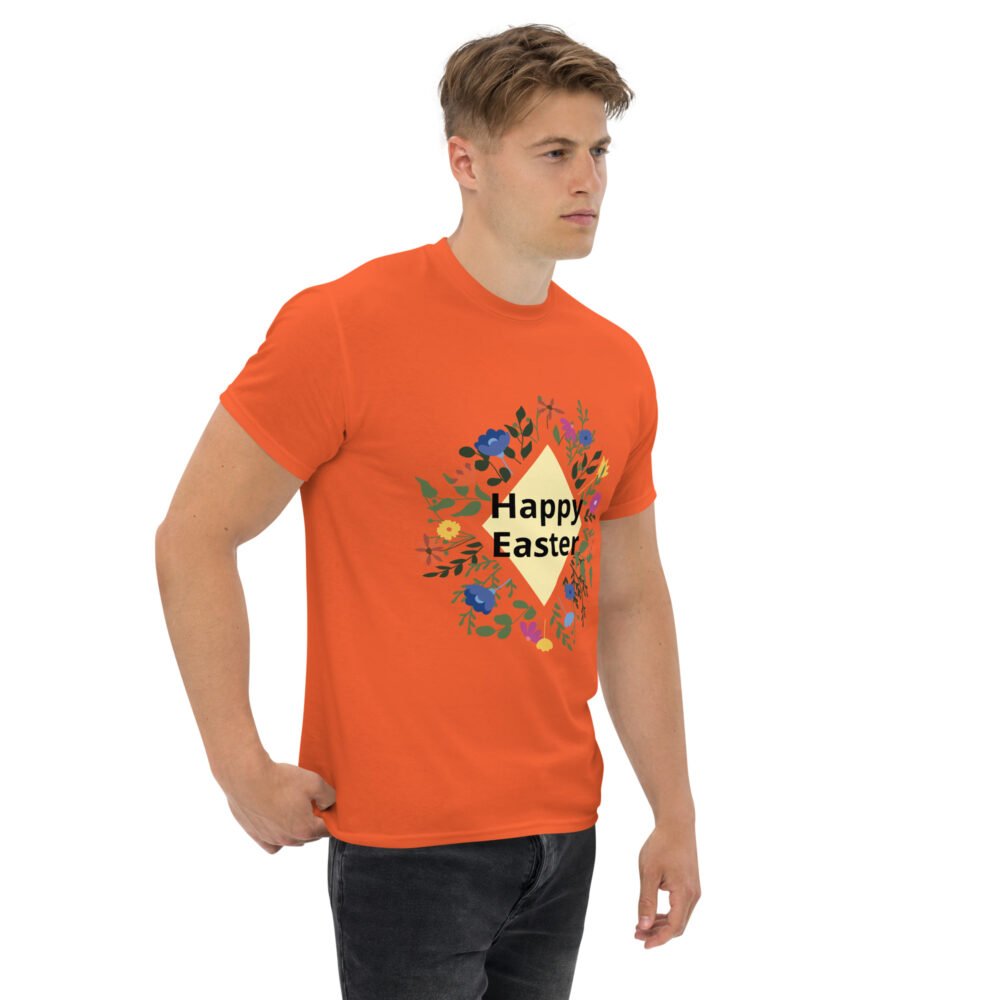 Unisex classic tee - Happy Easter Floral - Image 6