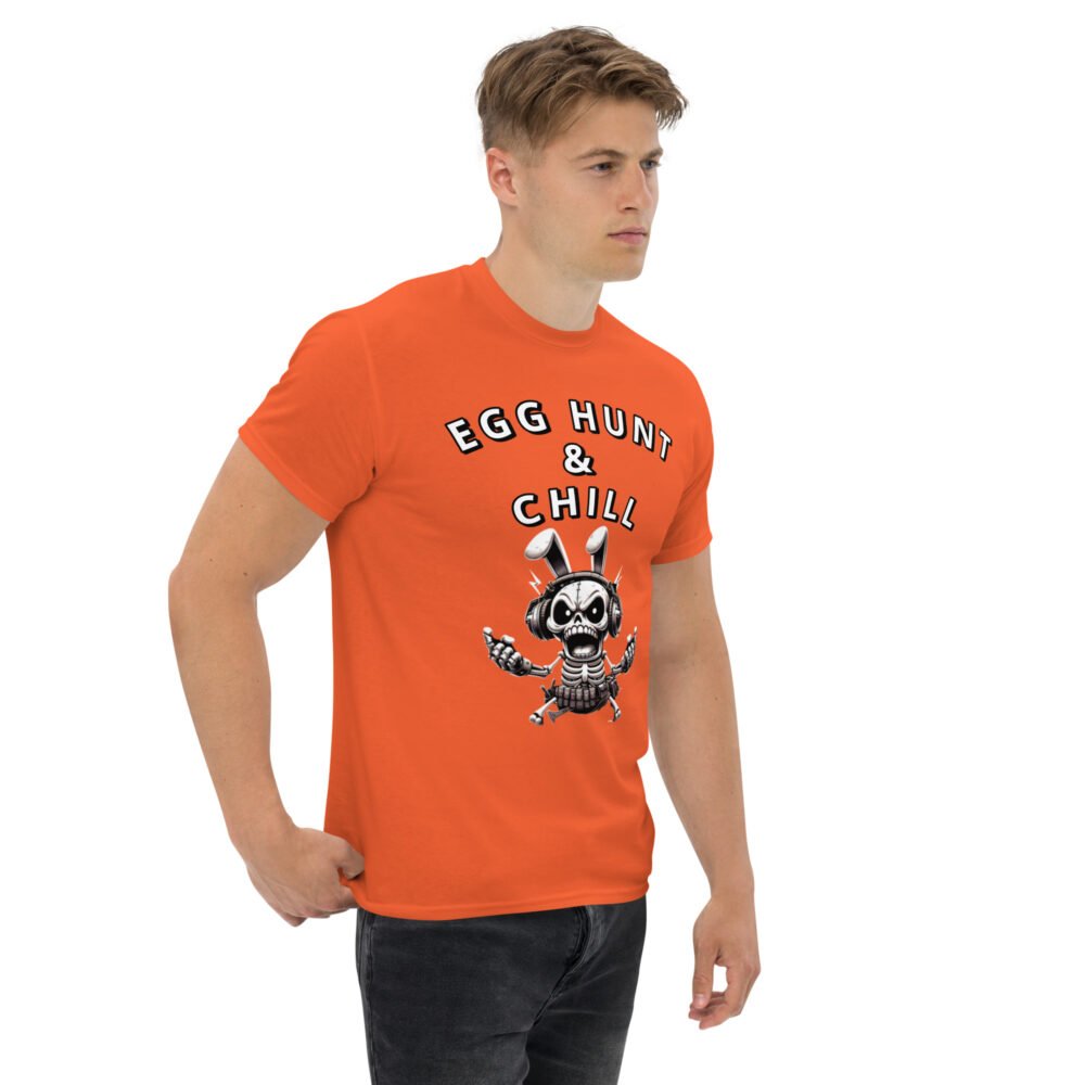 Unisex classic tee - Egg Hunt And Chill - Image 14