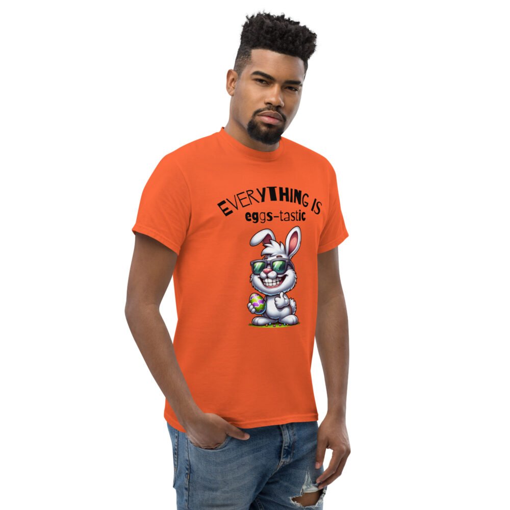 Unisex classic tee - Everything Is Eggs-Tastic - Image 8