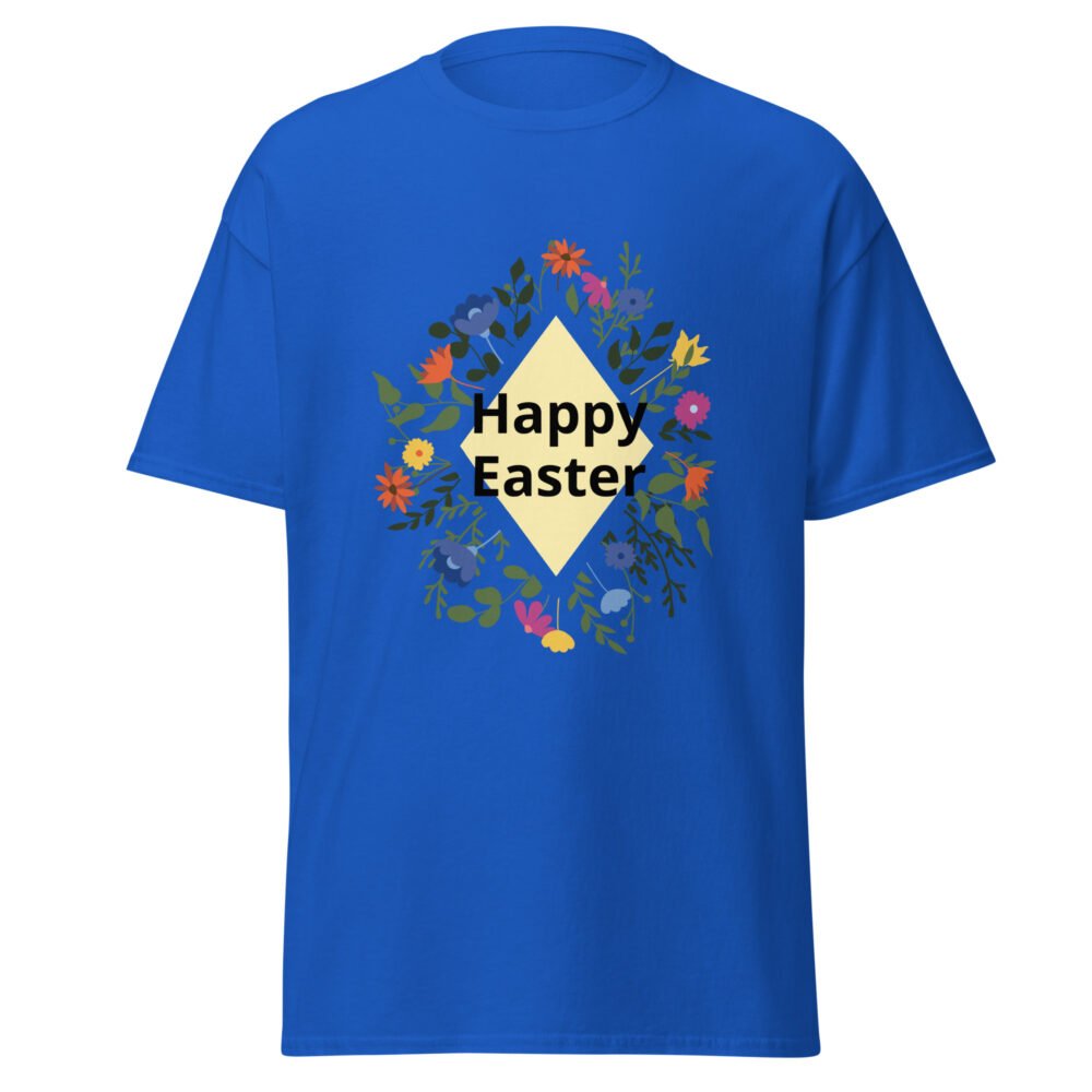 Unisex classic tee - Happy Easter Floral - Image 35